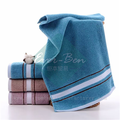 China Bulk Cotton Blue Golf Towels Supplier for America Canada